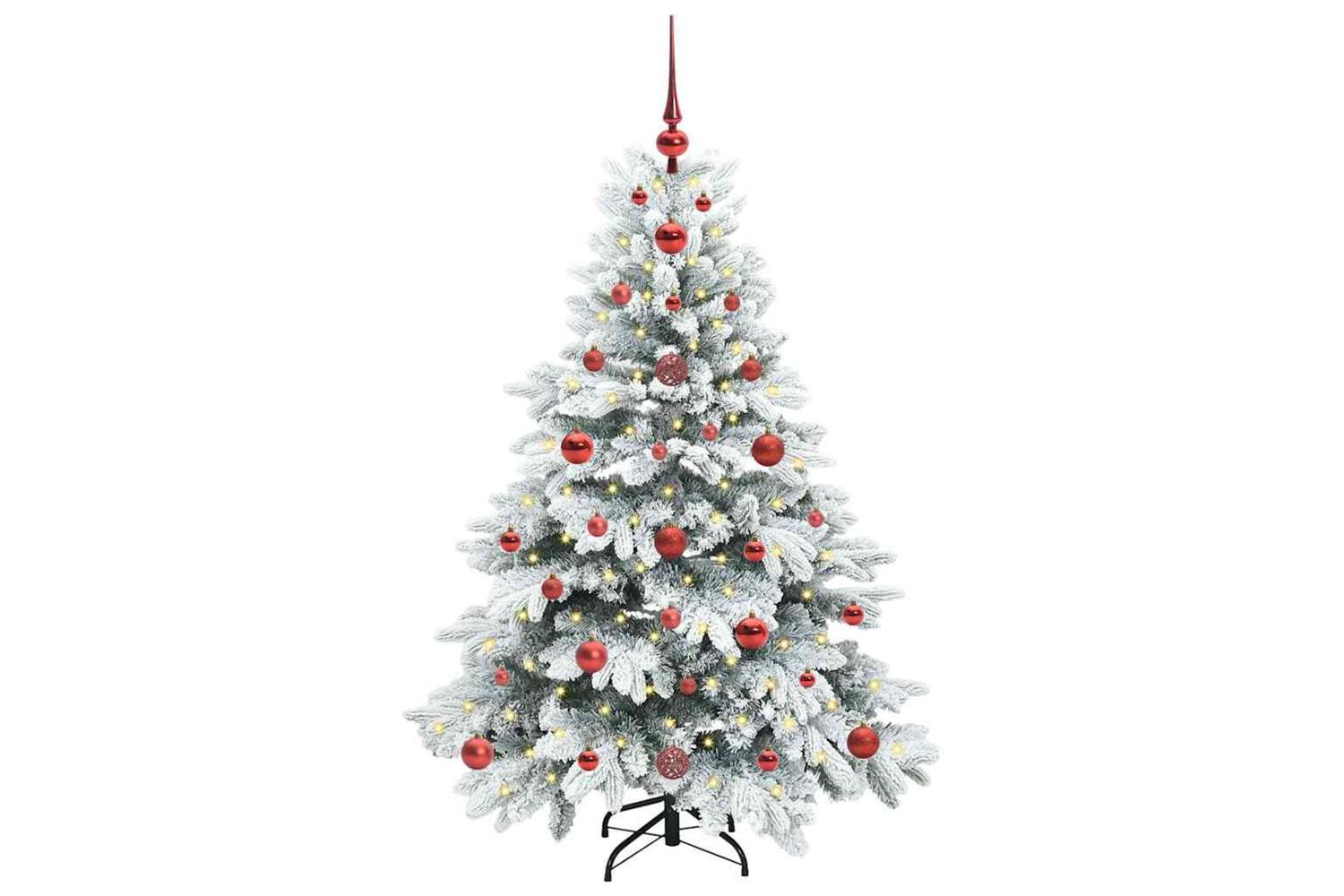 Vidaxl Artificial Christmas Tree With 150 Leds Green 120 Cm Pe And Pvc-3