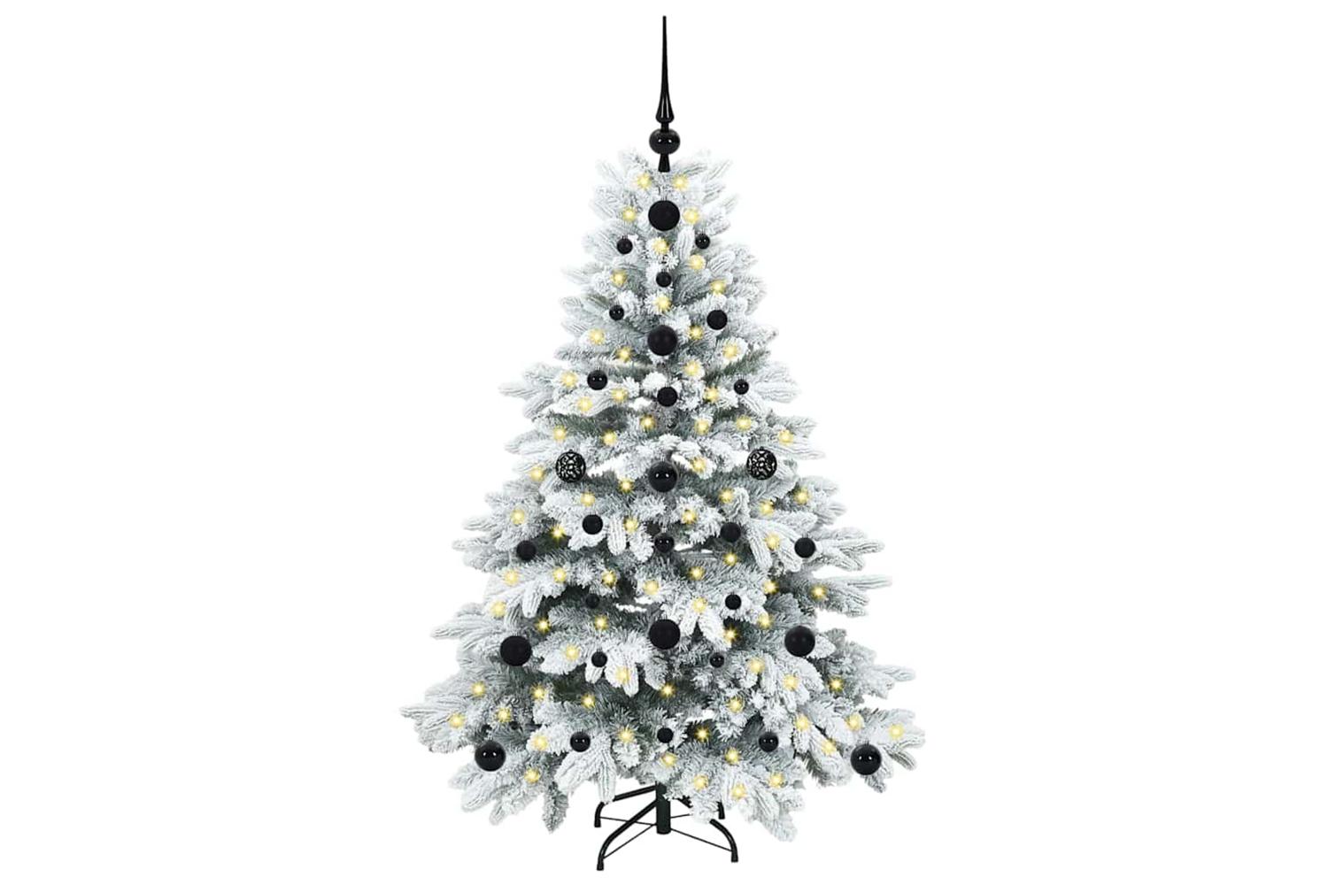 Vidaxl Artificial Christmas Tree With 150 Leds Green 120 Cm Pe And Pvc-3