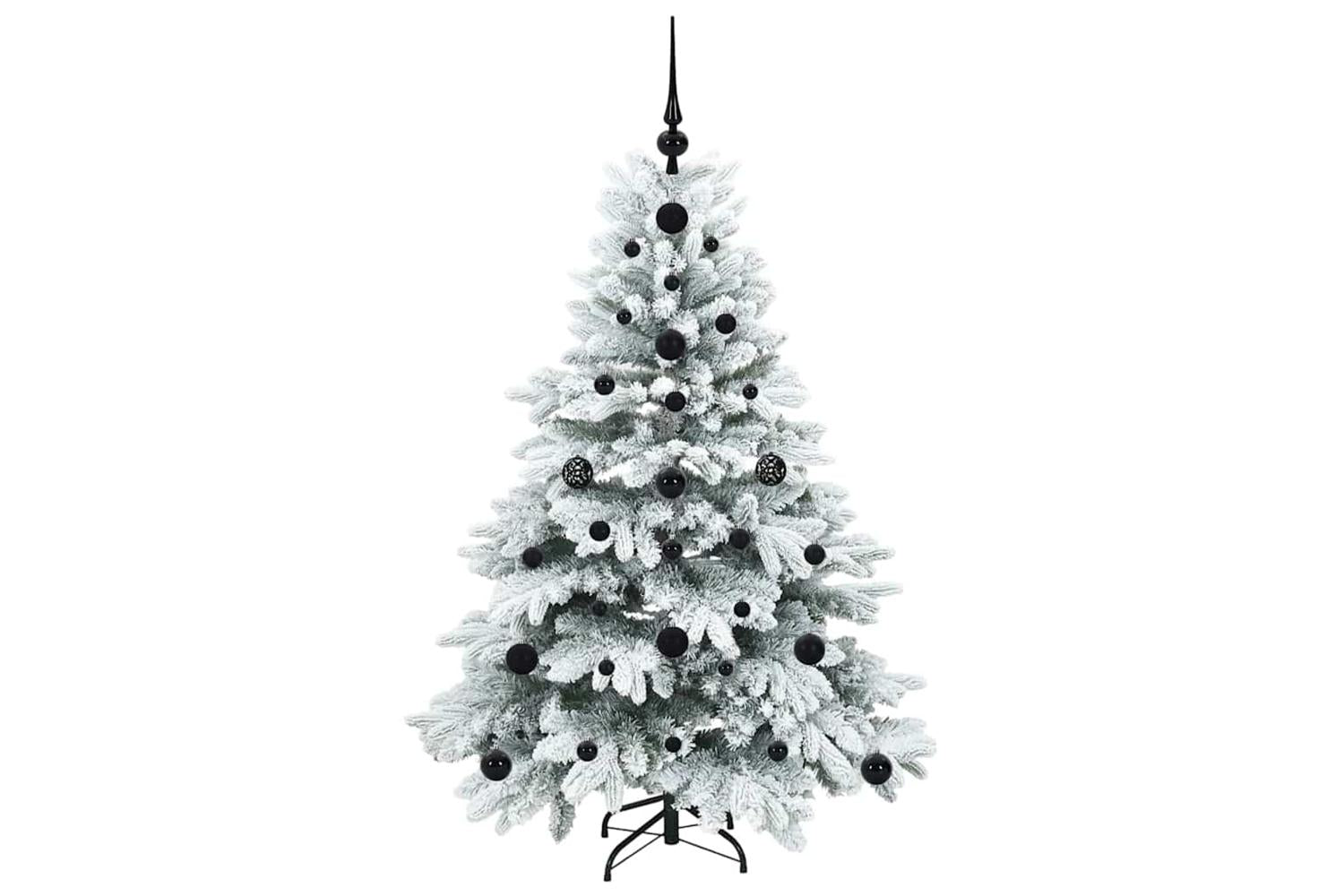 Vidaxl Artificial Christmas Tree With 150 Leds Green 120 Cm Pe And Pvc-4