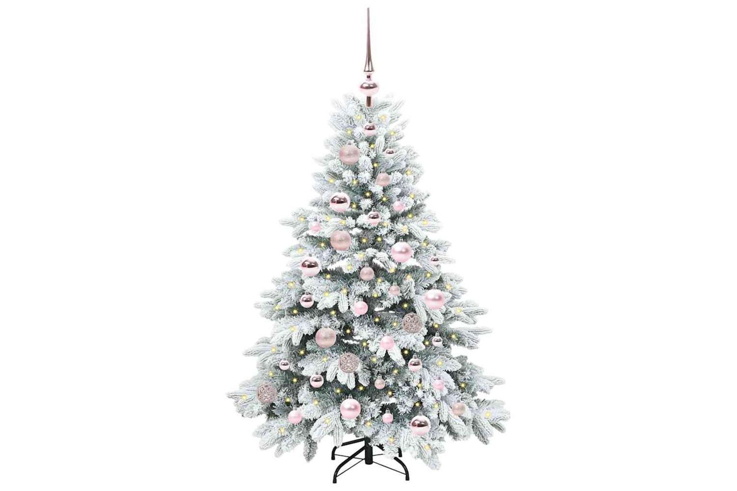 Vidaxl Artificial Christmas Tree With 150 Leds Green 120 Cm Pe And Pvc-3