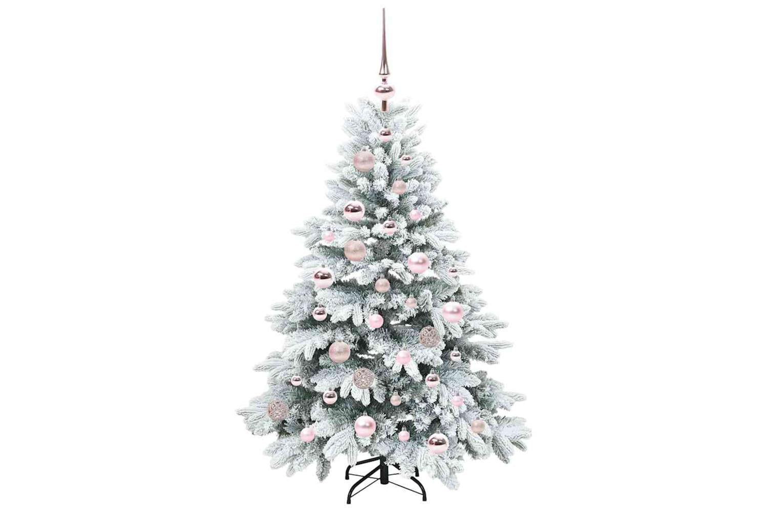 Vidaxl Artificial Christmas Tree With 150 Leds Green 120 Cm Pe And Pvc-4