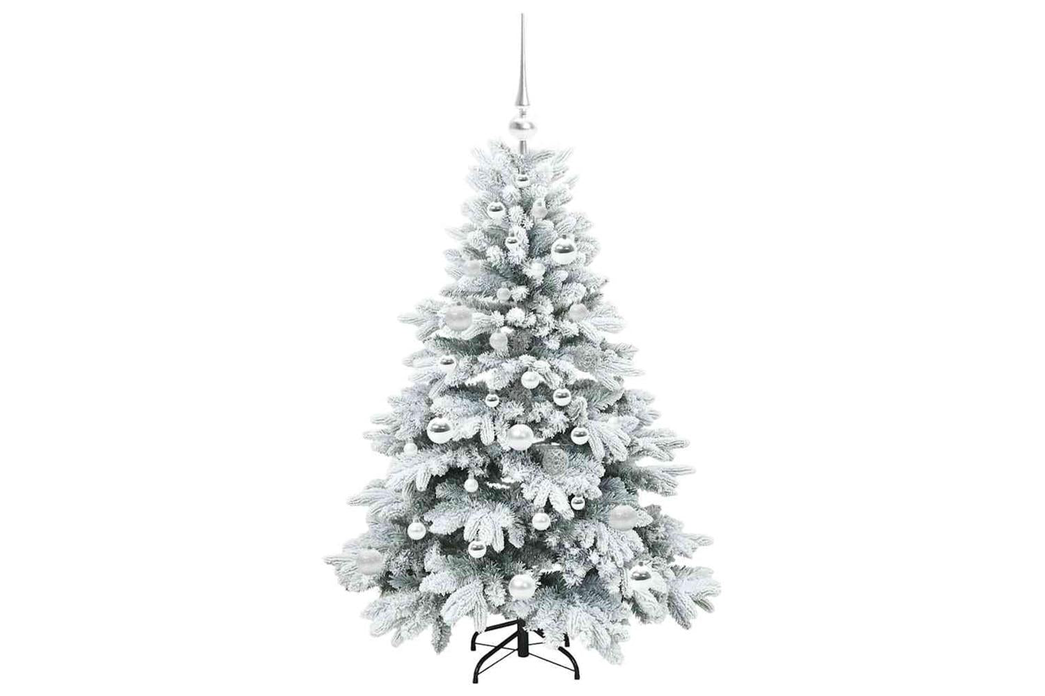 Vidaxl Artificial Christmas Tree With 150 Leds Green 120 Cm Pe And Pvc-4