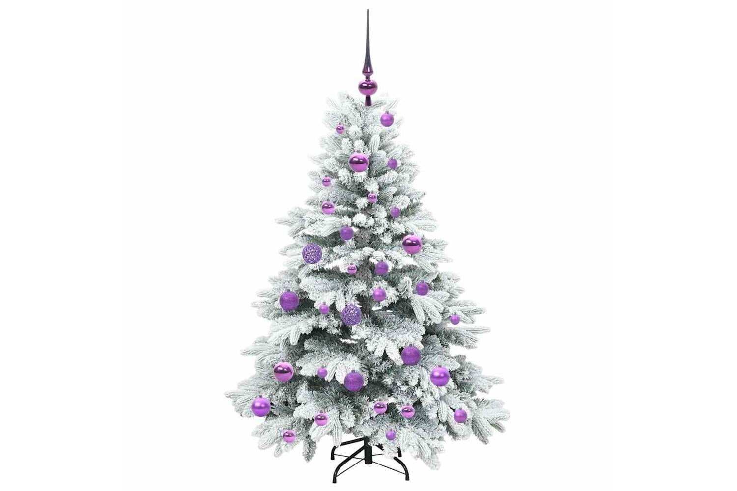 Vidaxl Artificial Christmas Tree With 150 Leds Green 120 Cm Pe And Pvc-4