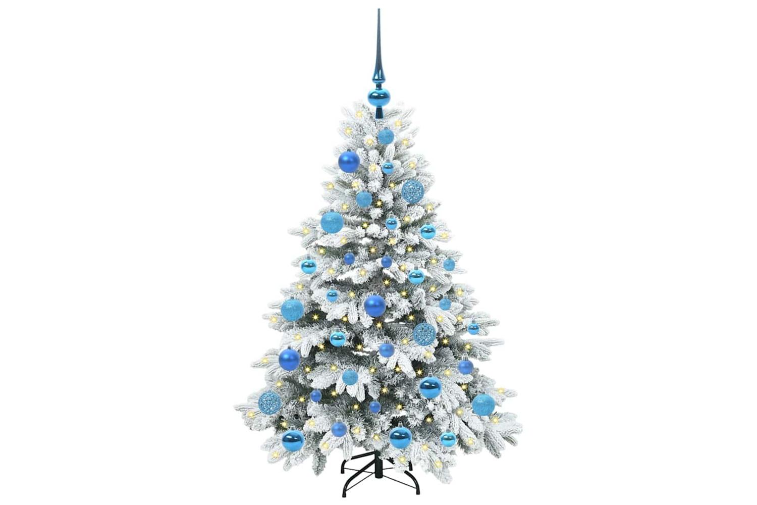 Vidaxl Artificial Christmas Tree With 150 Leds Green 120 Cm Pe And Pvc-3