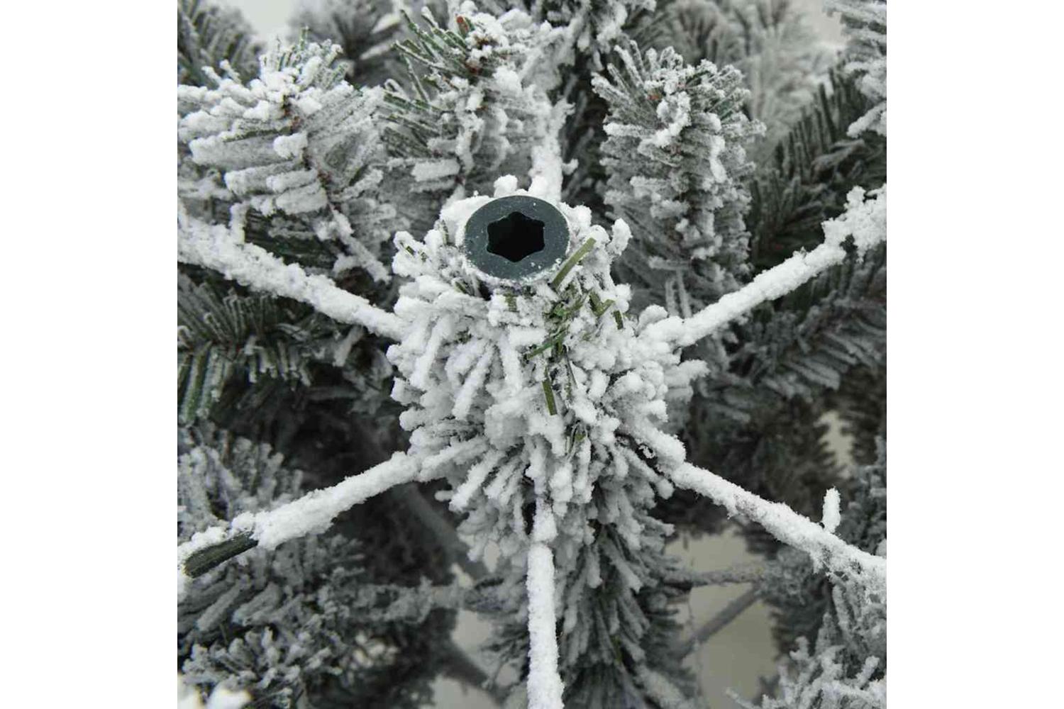 Vidaxl Artificial Christmas Tree With 150 Leds Green 150 Cm Pe And Pvc-9