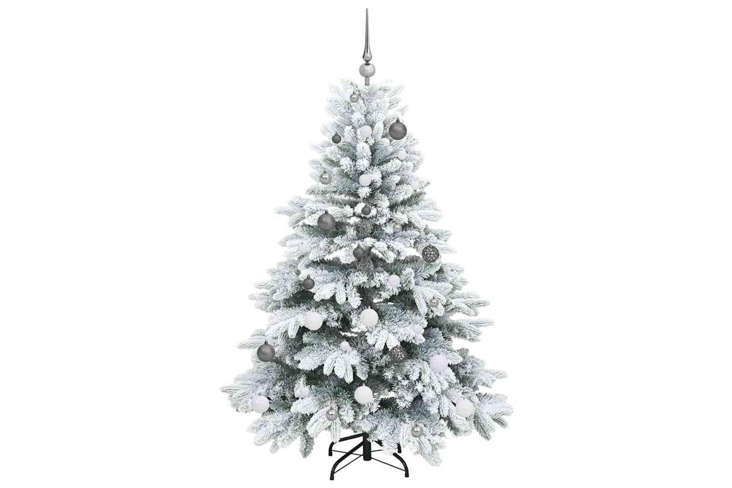 Vidaxl Artificial Christmas Tree With 150 Leds Green 150 Cm Pe And Pvc-4