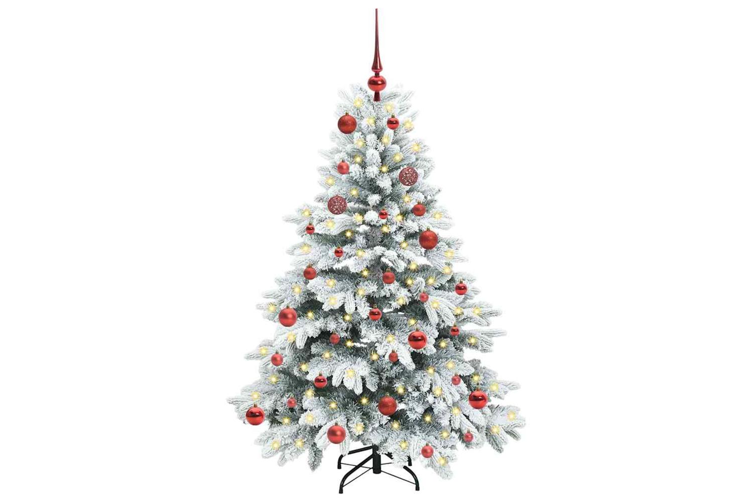Vidaxl Artificial Christmas Tree With 150 Leds Green 150 Cm Pe And Pvc-3