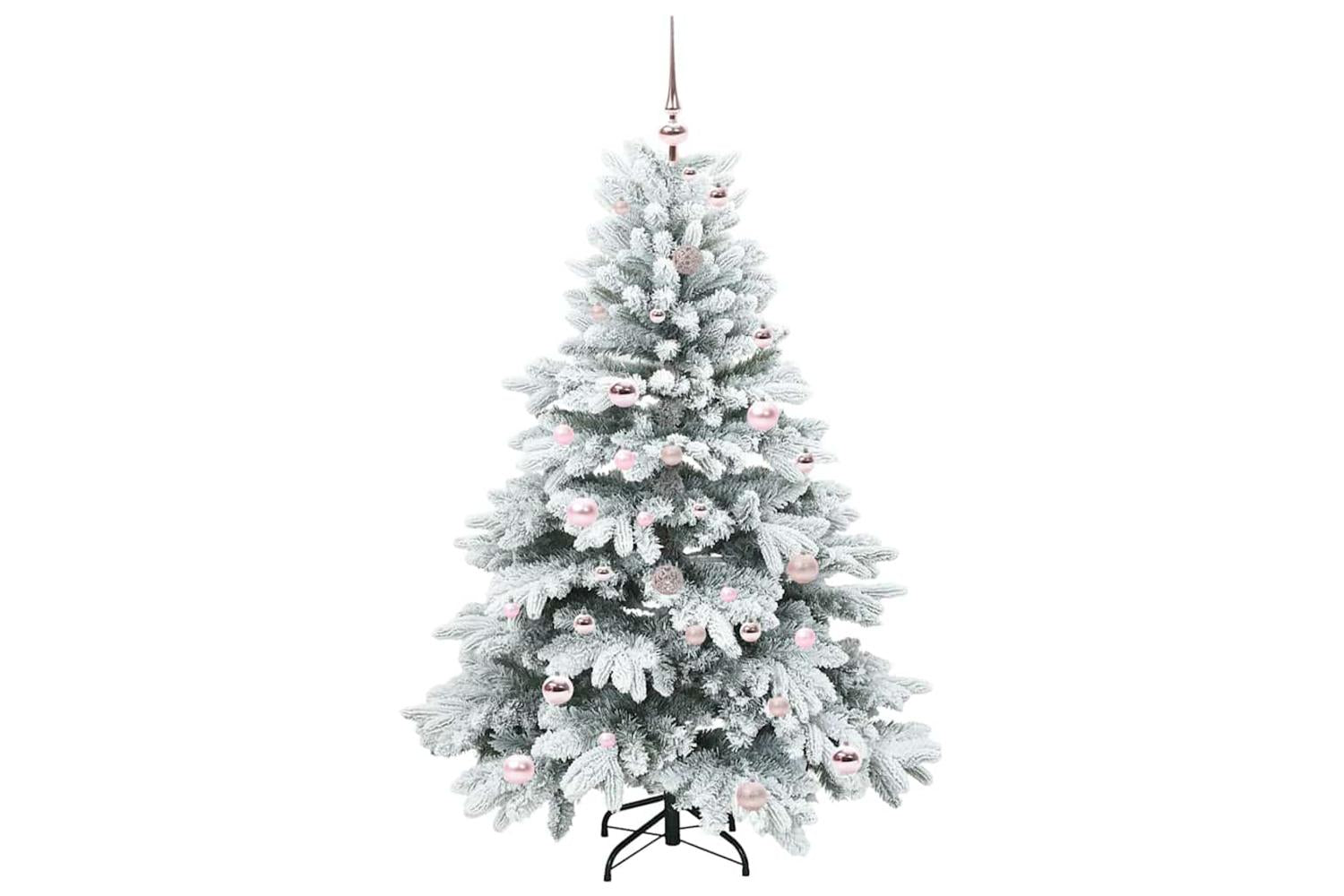 Vidaxl Artificial Christmas Tree With 150 Leds Green 150 Cm Pe And Pvc-3