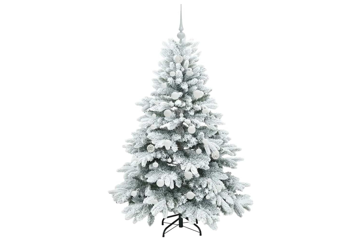 Vidaxl Artificial Christmas Tree With 150 Leds Green 150 Cm Pe And Pvc-4
