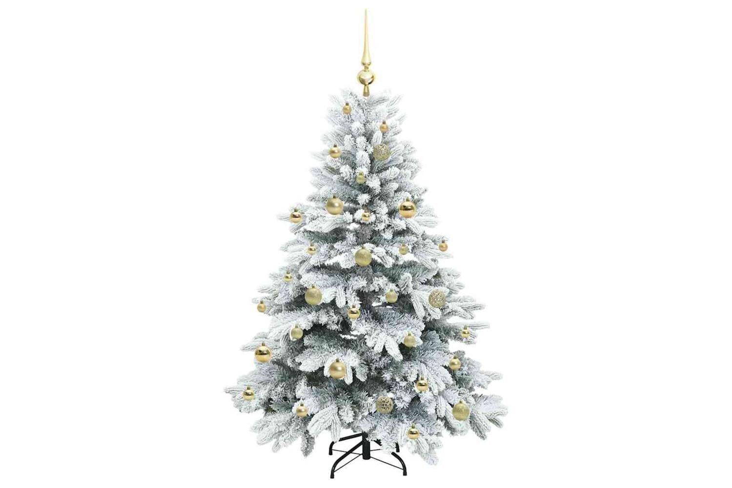 Vidaxl Artificial Christmas Tree With 150 Leds Green 150 Cm Pe And Pvc-4