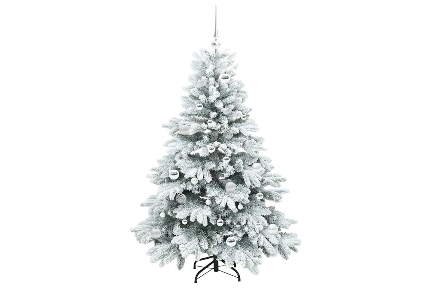 Vidaxl Artificial Christmas Tree With 150 Leds Green 150 Cm Pe And Pvc-4