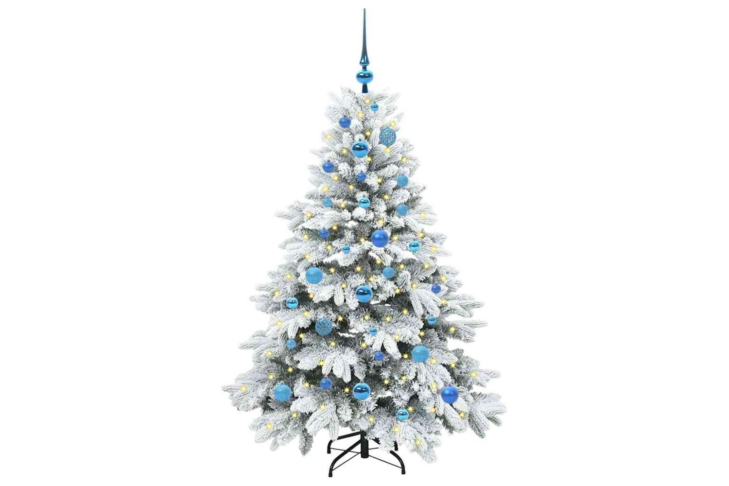 Vidaxl Artificial Christmas Tree With 150 Leds Green 150 Cm Pe And Pvc-3