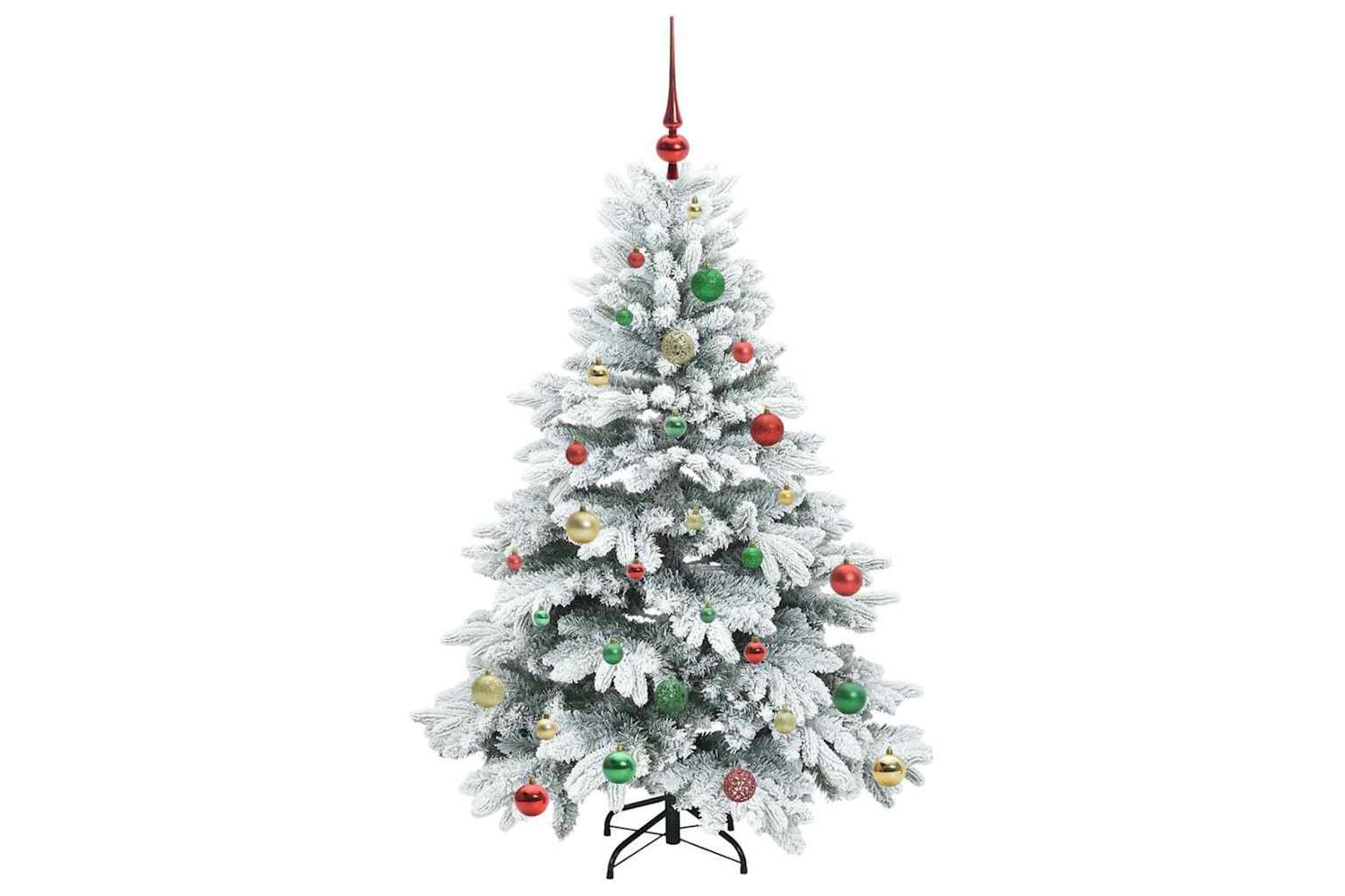 Vidaxl Artificial Christmas Tree With 150 Leds Green 150 Cm Pe And Pvc-6