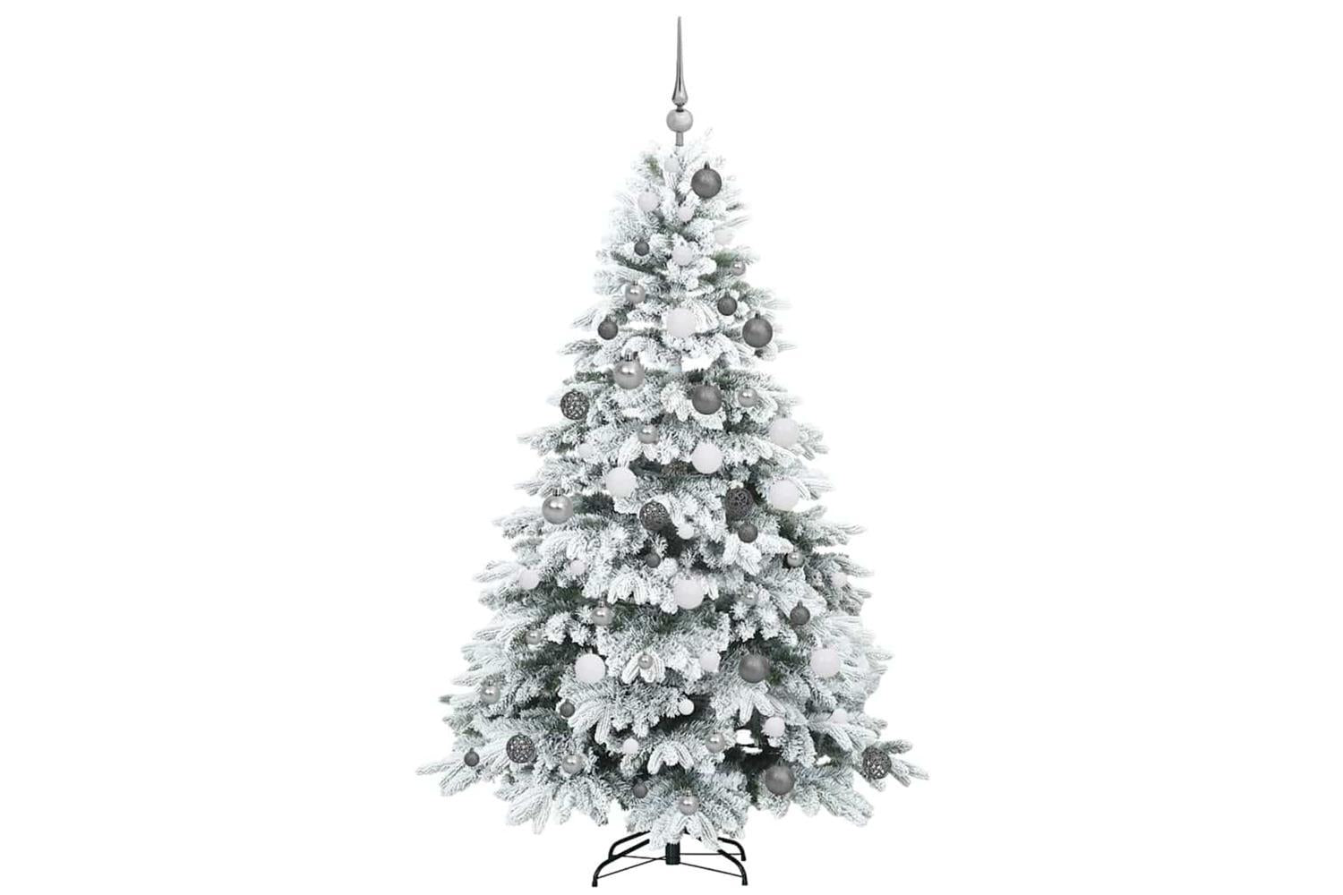Vidaxl Artificial Christmas Tree With 300 Leds Green 180 Cm Pe And Pvc-4