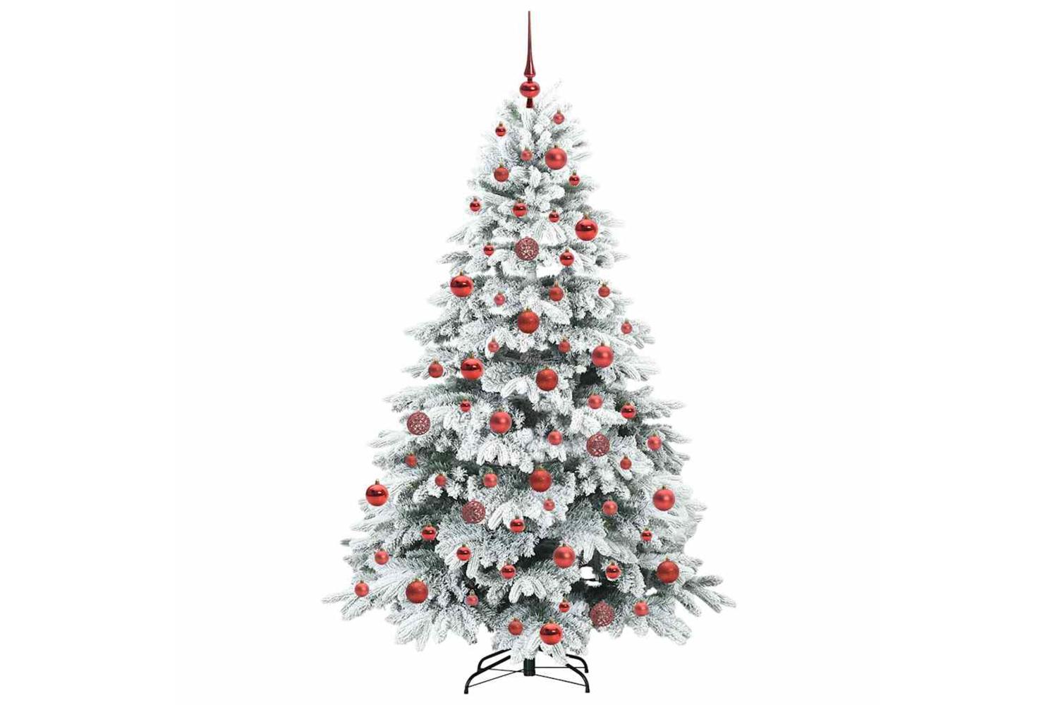 Vidaxl Artificial Christmas Tree With 300 Leds Green 180 Cm Pe And Pvc-4