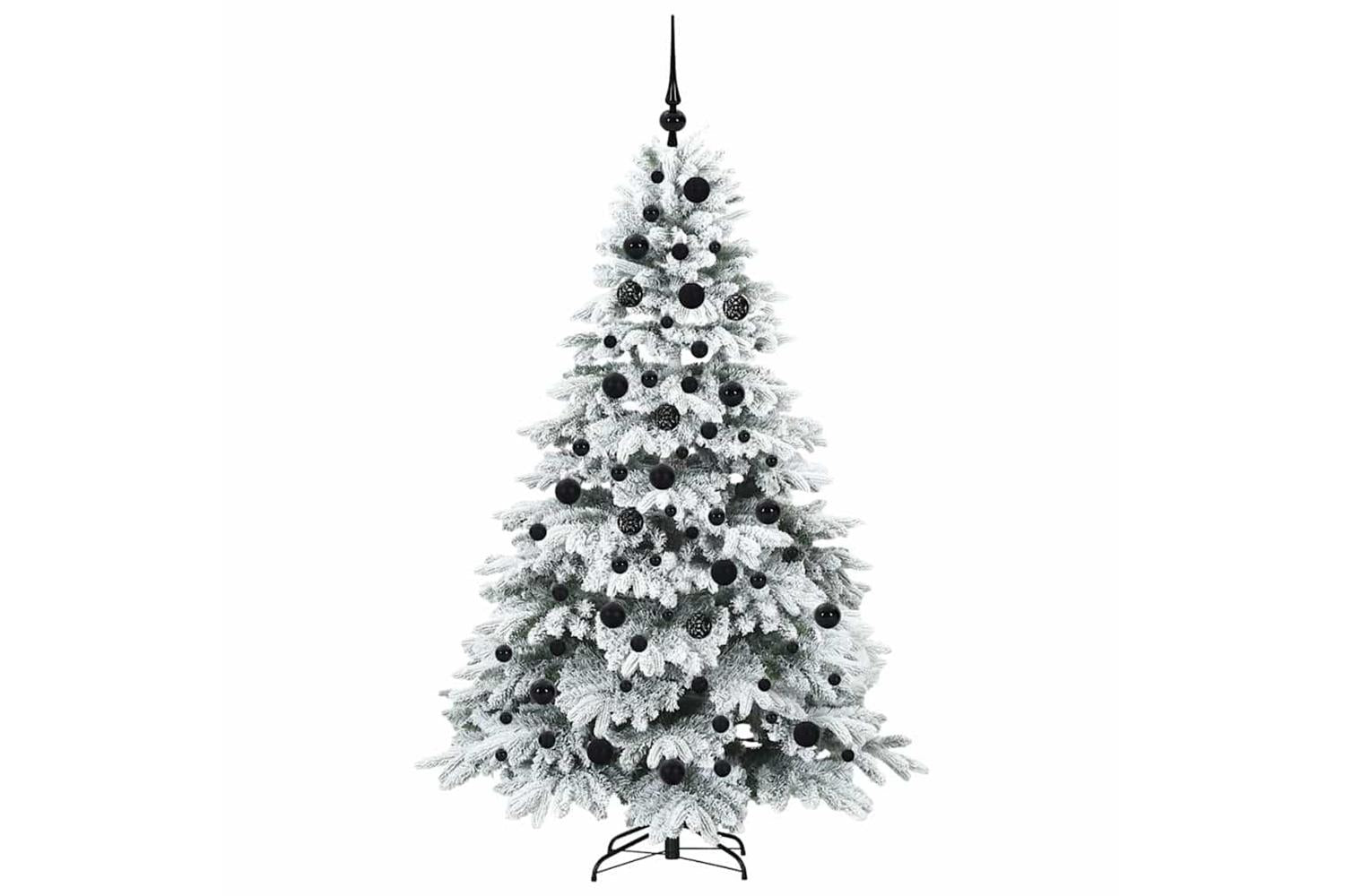Vidaxl Artificial Christmas Tree With 300 Leds Green 180 Cm Pe And Pvc-4