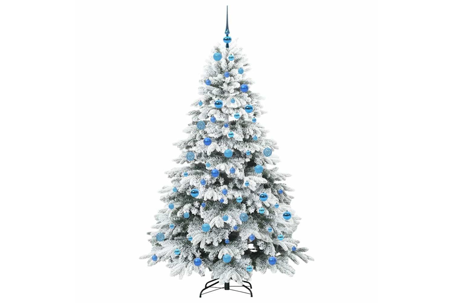 Vidaxl Artificial Christmas Tree With 300 Leds Green 180 Cm Pe And Pvc-4