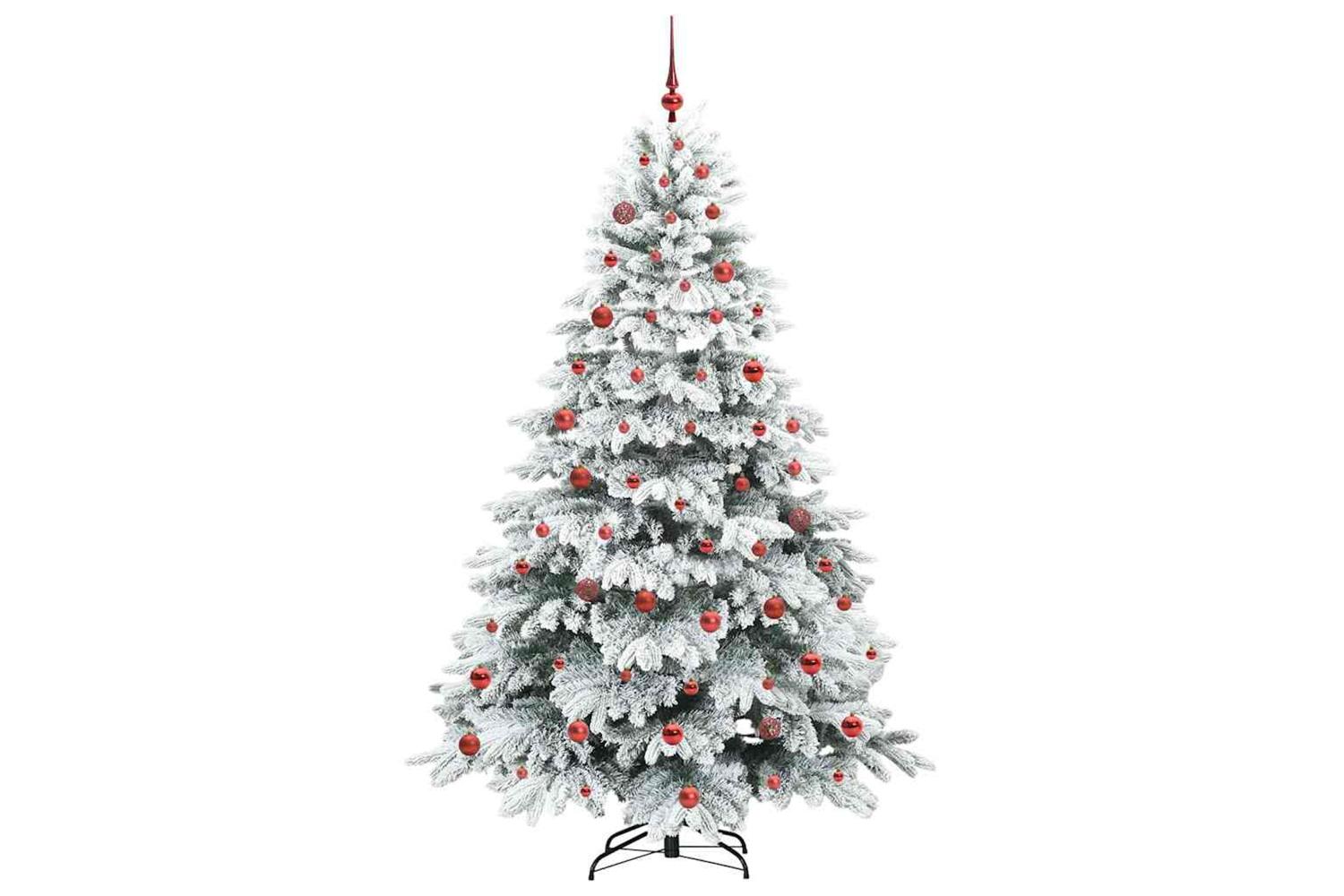 Vidaxl Artificial Christmas Tree With 300 Leds Green 210 Cm Pe And Pvc-4