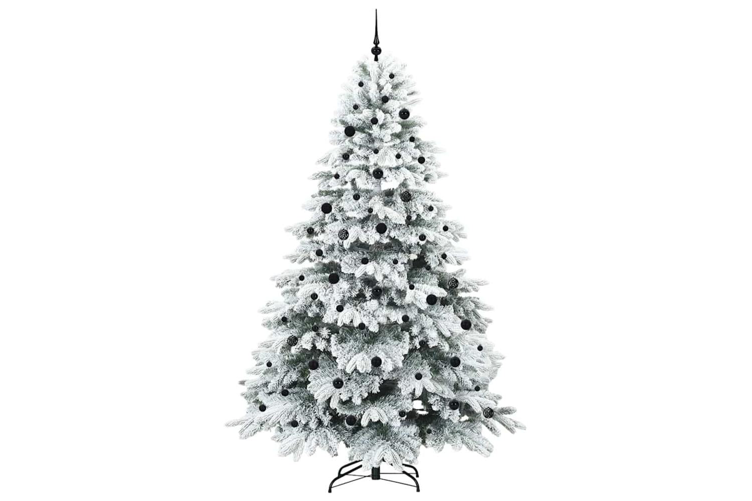 Vidaxl Artificial Christmas Tree With 300 Leds Green 240 Cm Pe And Pvc-4