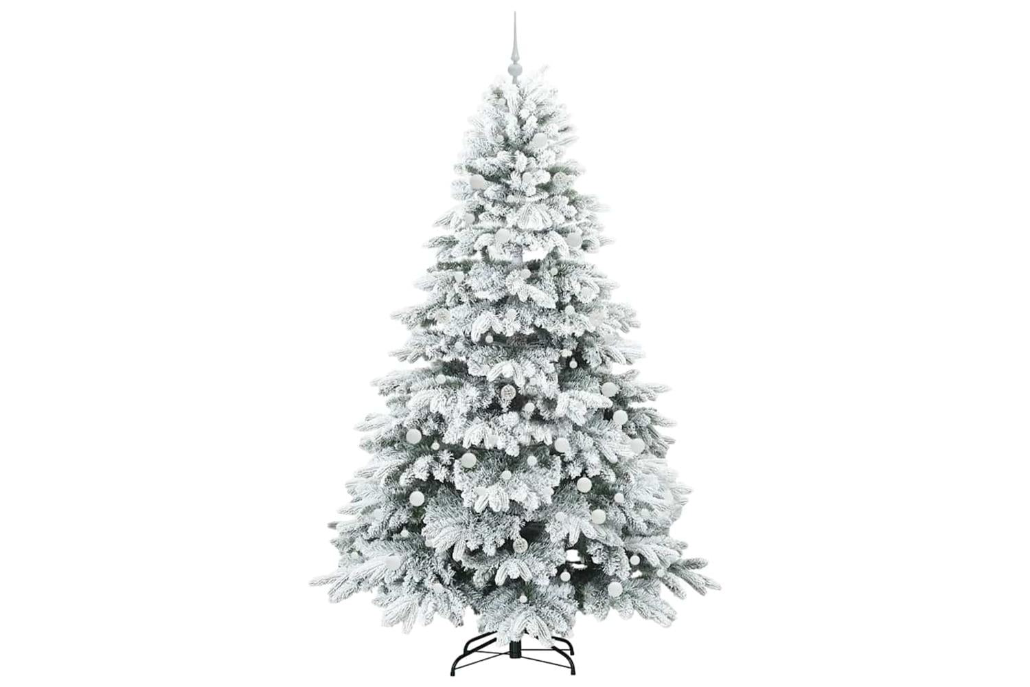Vidaxl Artificial Christmas Tree With 300 Leds Green 240 Cm Pe And Pvc-4