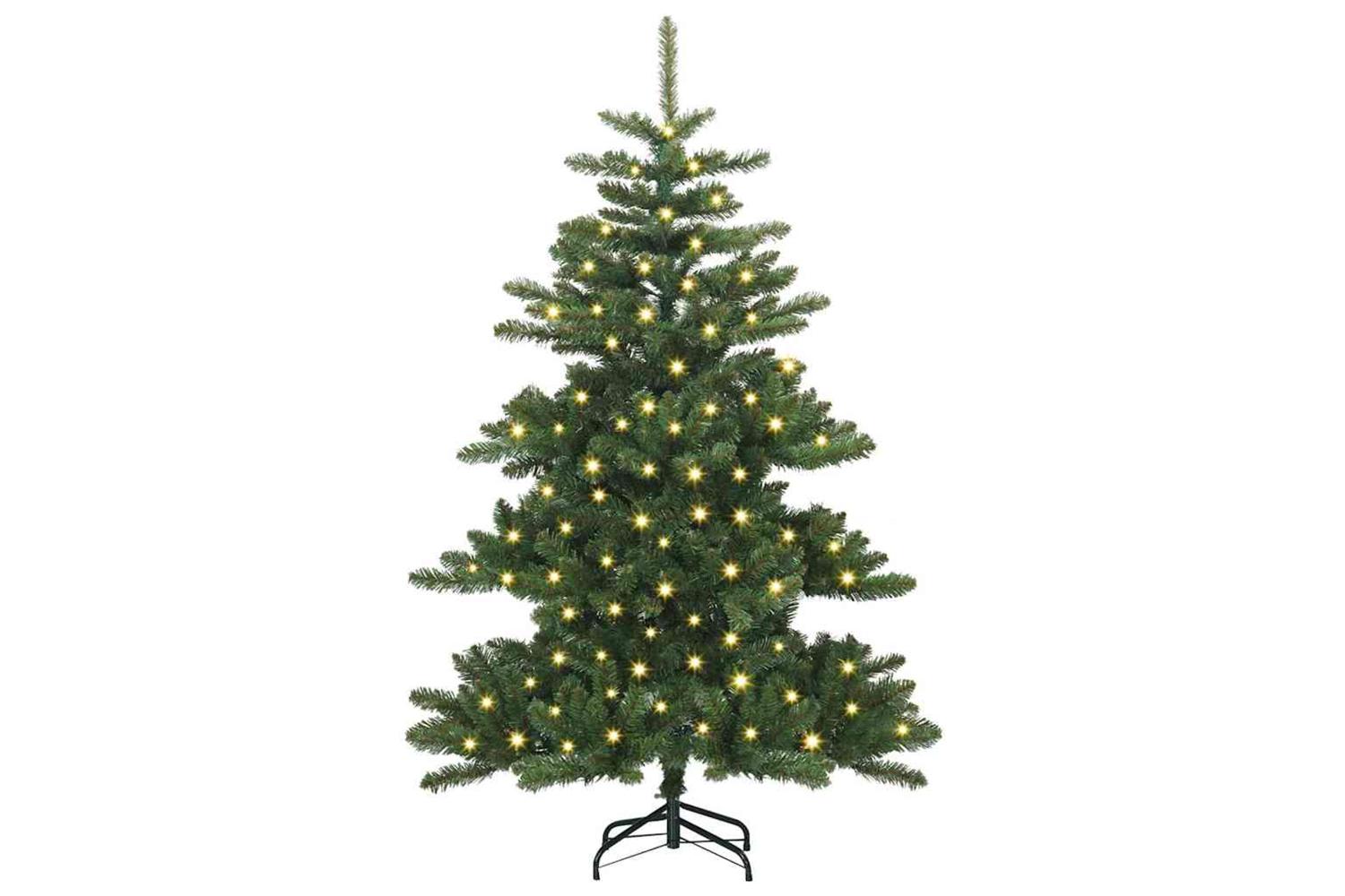 Vidaxl Artificial Hinged Christmas Tree With 150 Leds 150 Cm Pvc-3