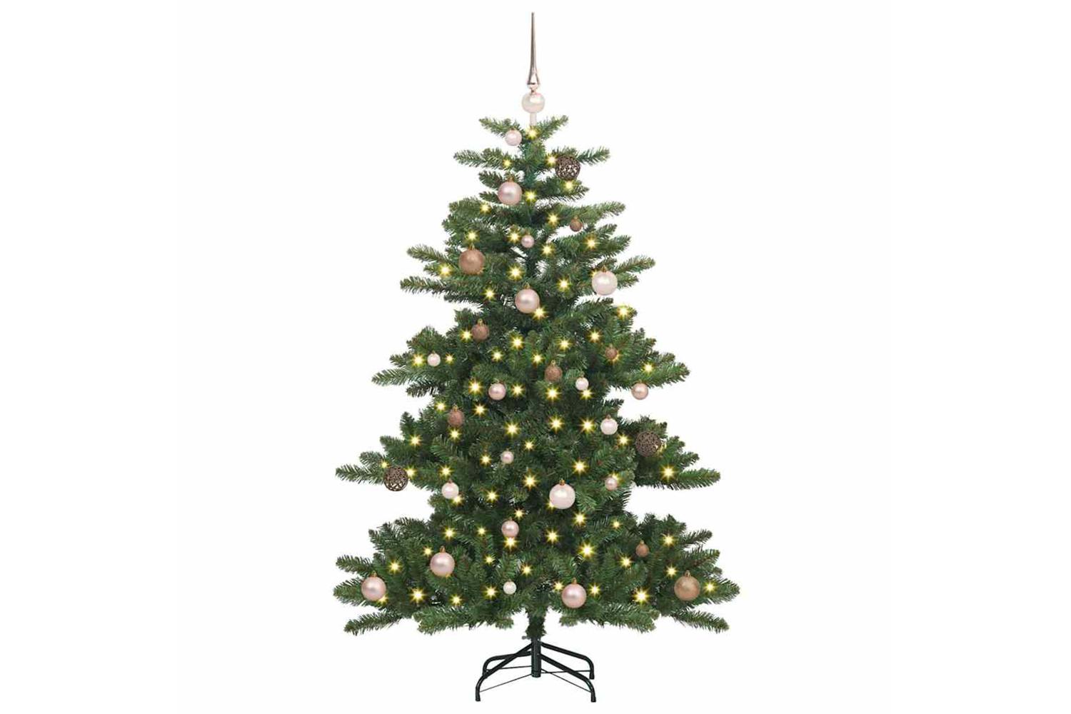 Vidaxl Artificial Hinged Christmas Tree With 150 Leds 150 Cm Pvc-3