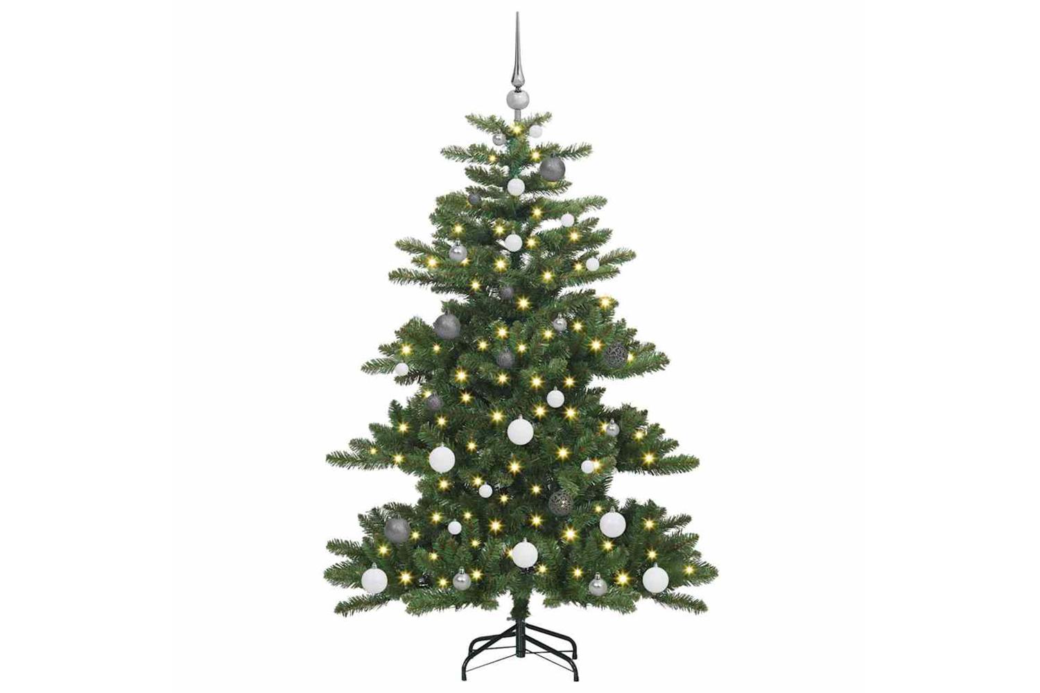 Vidaxl Artificial Hinged Christmas Tree With 150 Leds 150 Cm Pvc-3