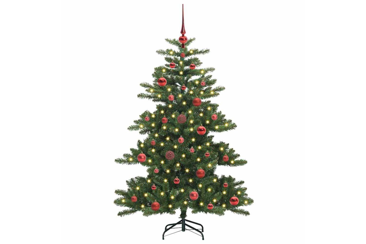 Vidaxl Artificial Hinged Christmas Tree With 150 Leds 150 Cm Pvc-3