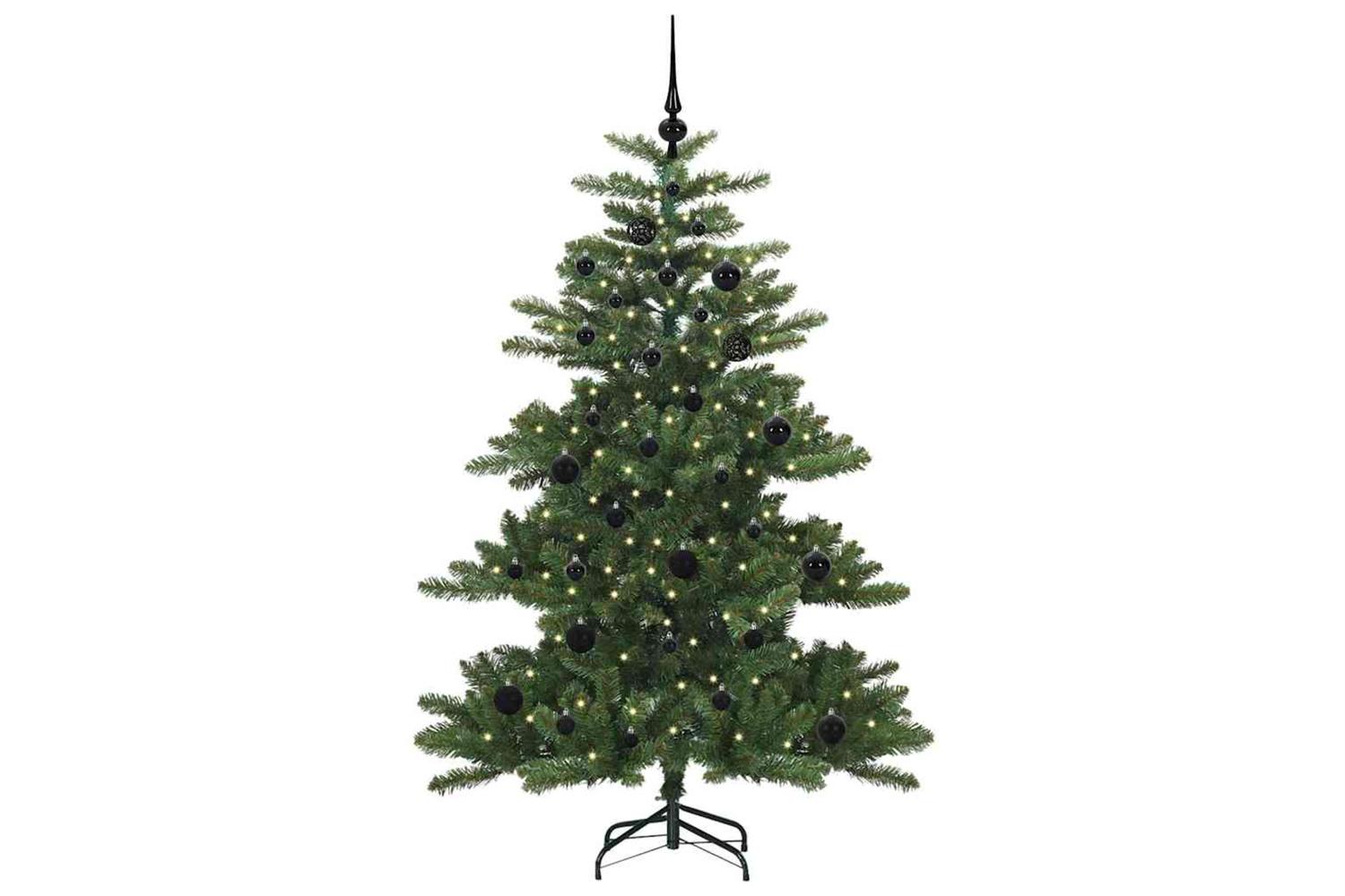 Vidaxl Artificial Hinged Christmas Tree With 150 Leds 150 Cm Pvc-3