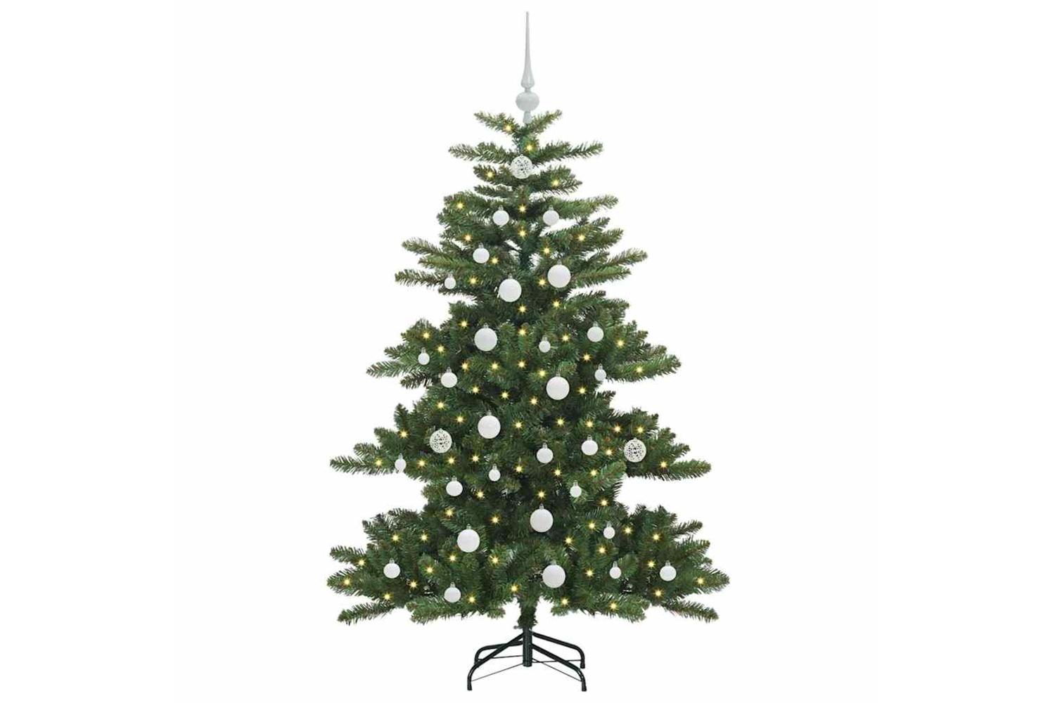 Vidaxl Artificial Hinged Christmas Tree With 150 Leds 150 Cm Pvc-3
