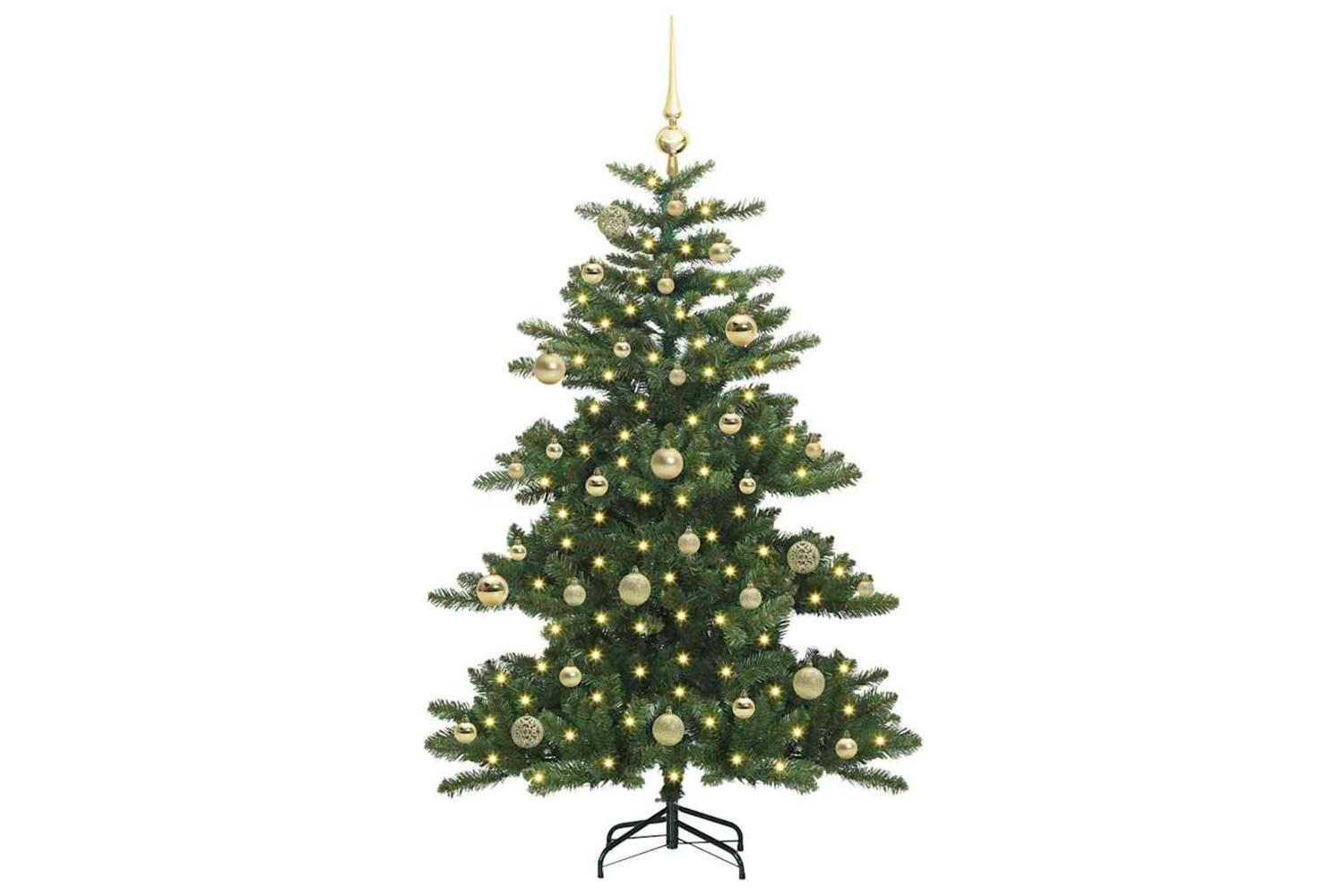 Vidaxl Artificial Hinged Christmas Tree With 150 Leds 150 Cm Pvc-3