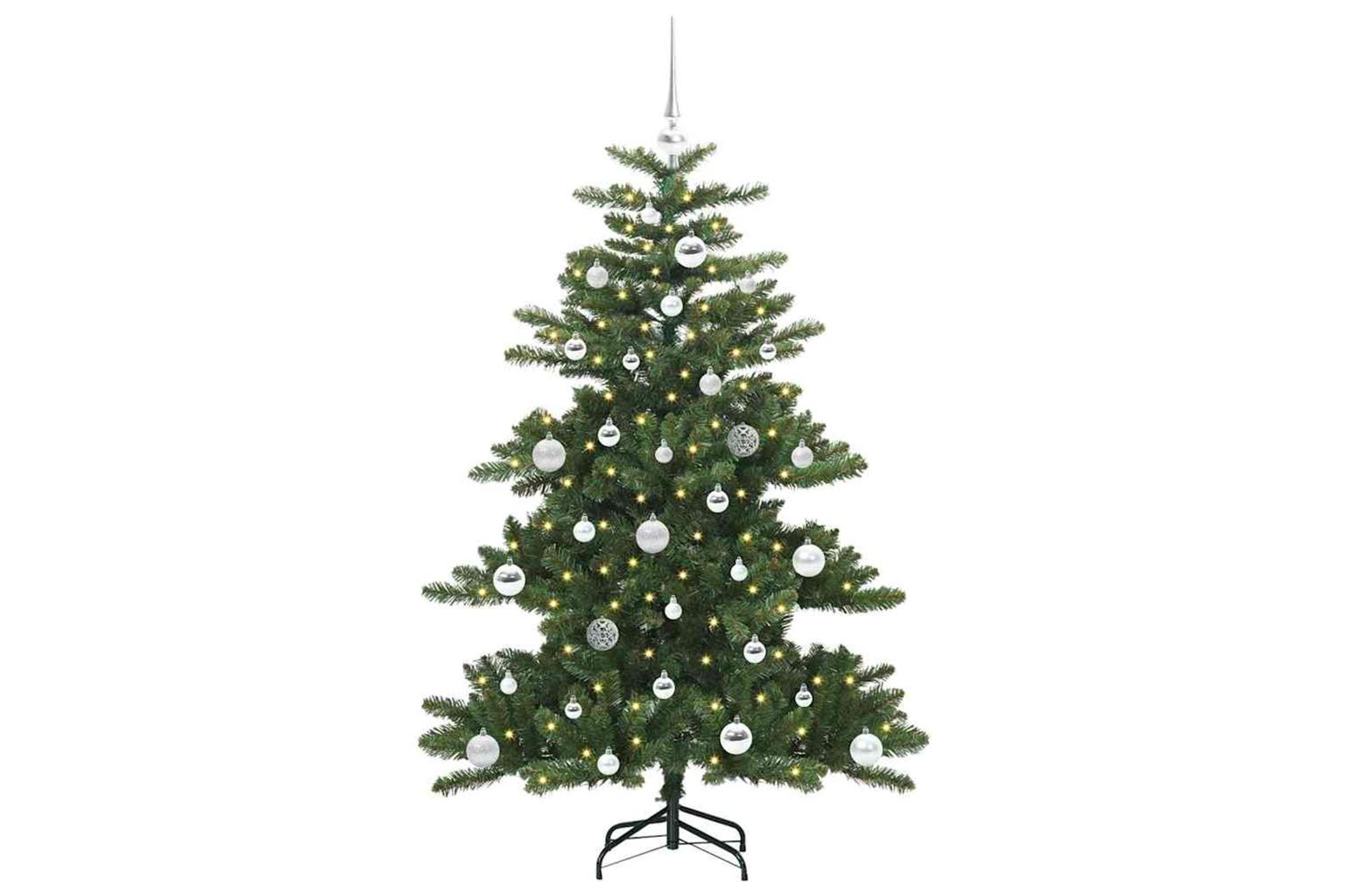 Vidaxl Artificial Hinged Christmas Tree With 150 Leds 150 Cm Pvc-3