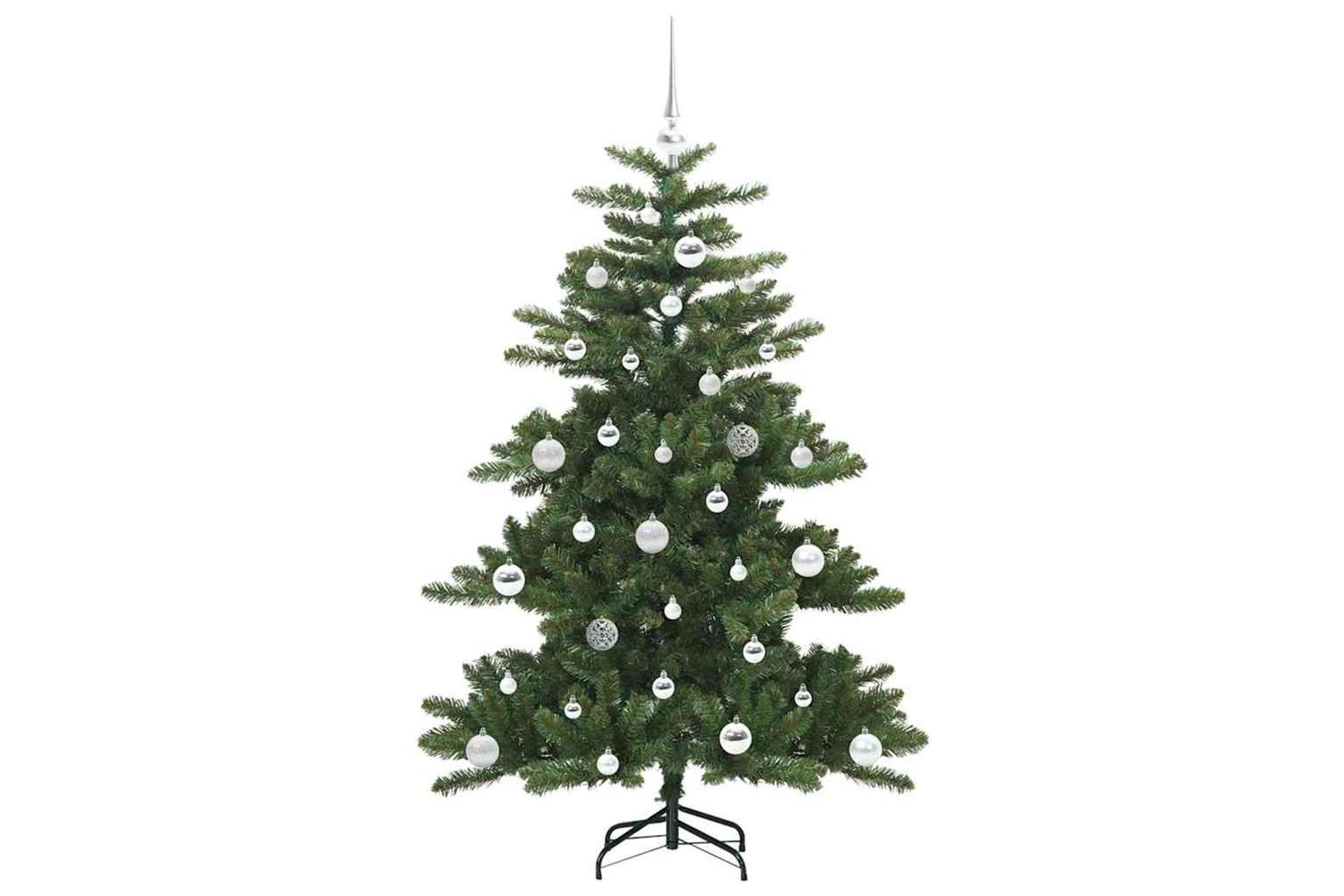 Vidaxl Artificial Hinged Christmas Tree With 150 Leds 150 Cm Pvc-4