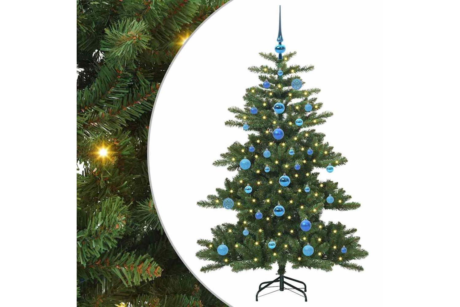 Vidaxl Artificial Hinged Christmas Tree With 150 Leds 150 Cm Pvc-2