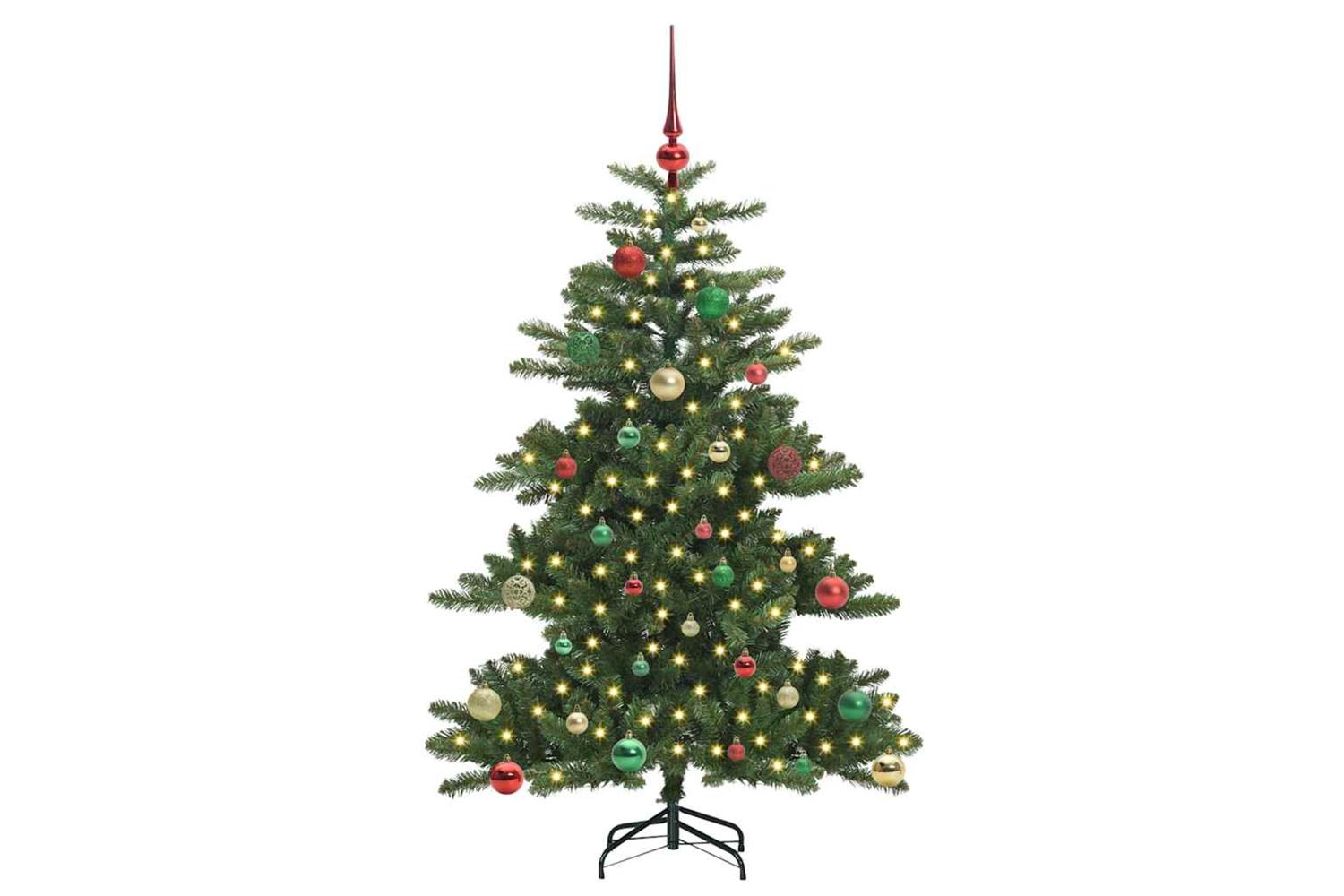 Vidaxl Artificial Hinged Christmas Tree With 150 Leds 150 Cm Pvc-3