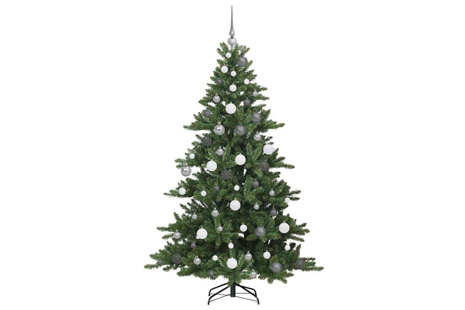 Vidaxl Artificial Hinged Christmas Tree With 300 Leds 180 Cm Pvc-4