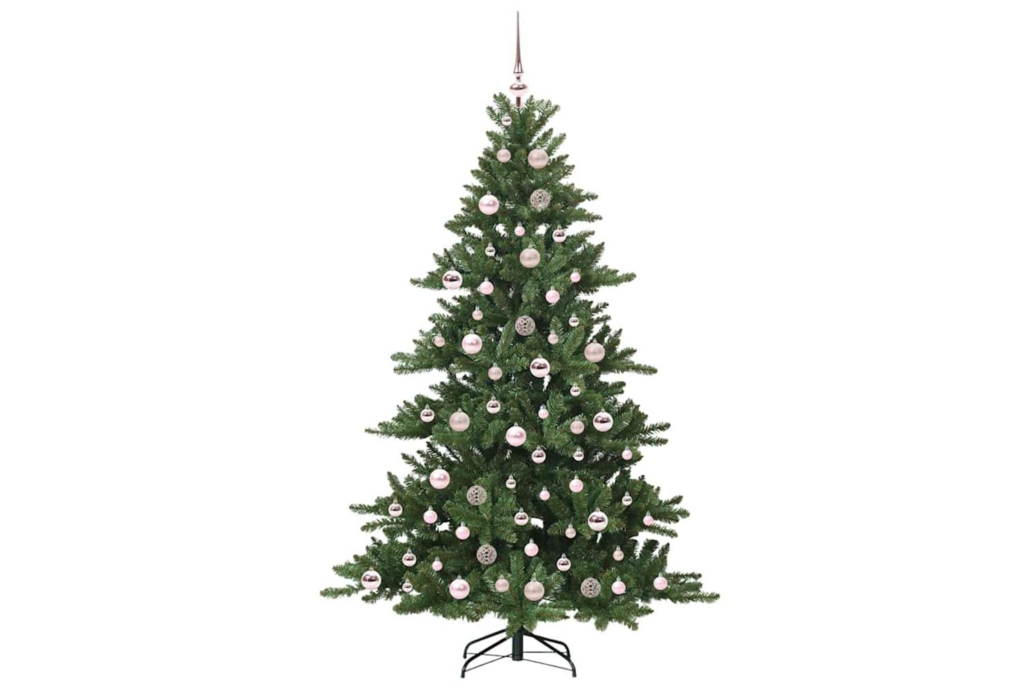 Vidaxl Artificial Hinged Christmas Tree With 300 Leds 180 Cm Pvc-4