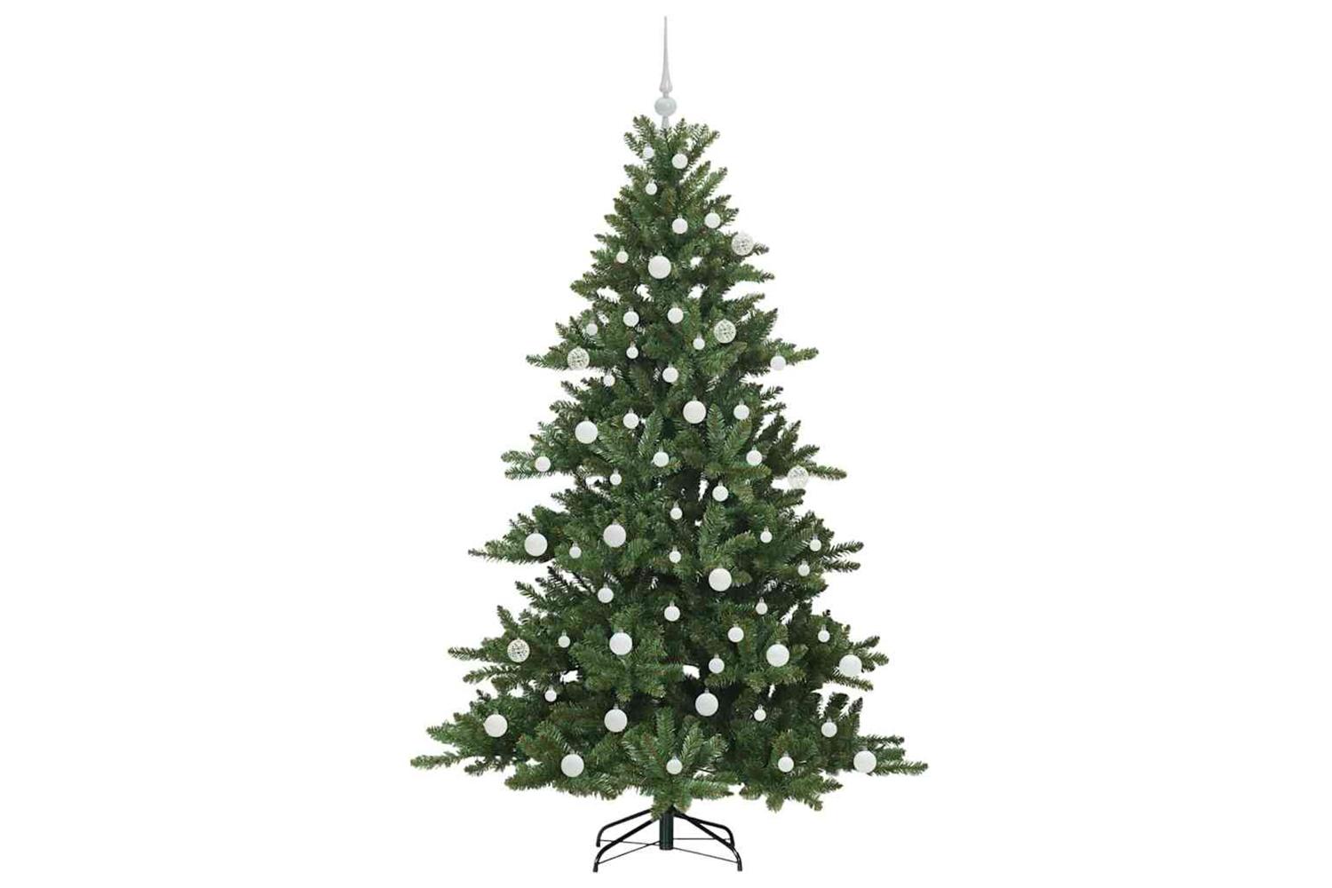 Vidaxl Artificial Hinged Christmas Tree With 300 Leds 180 Cm Pvc-4