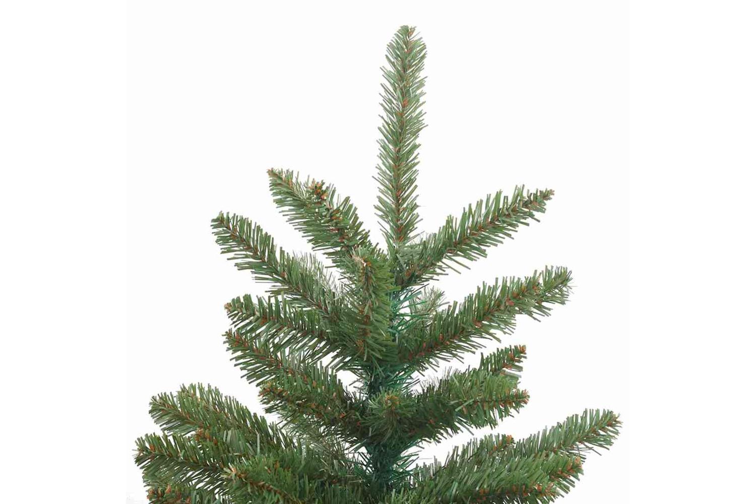 Vidaxl Artificial Hinged Christmas Tree With 300 Leds 210 Cm Pvc-10
