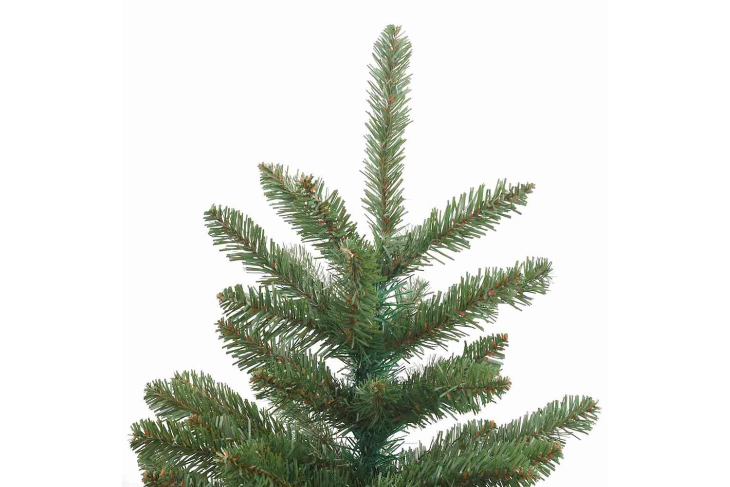 Vidaxl Artificial Hinged Christmas Tree With 300 Leds 240 Cm Pvc-6
