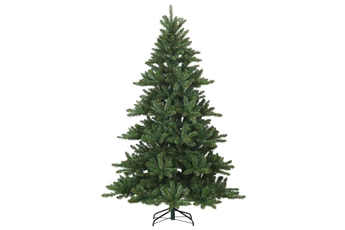 Vidaxl Artificial Hinged Christmas Tree With 300 Leds 240 Cm Pvc-5
