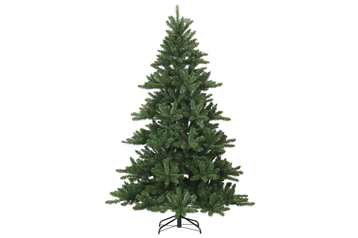 Vidaxl Artificial Hinged Christmas Tree With 300 Leds 240 Cm Pvc-5