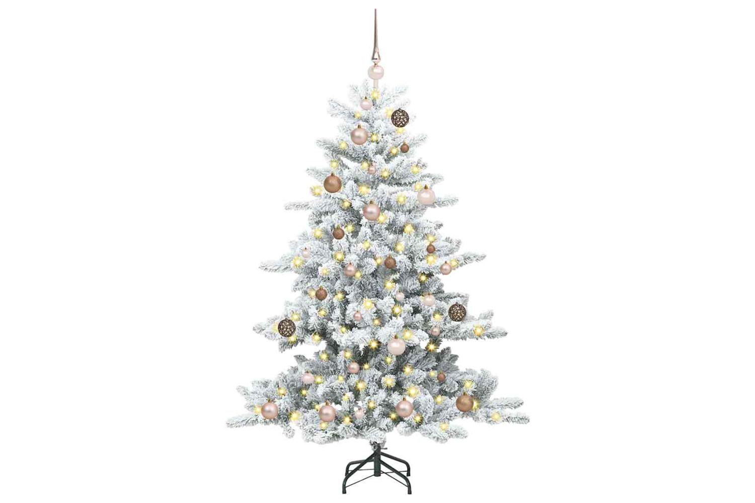 Vidaxl Artificial Hinged Christmas Tree With 150 Leds 150 Cm Pvc-3