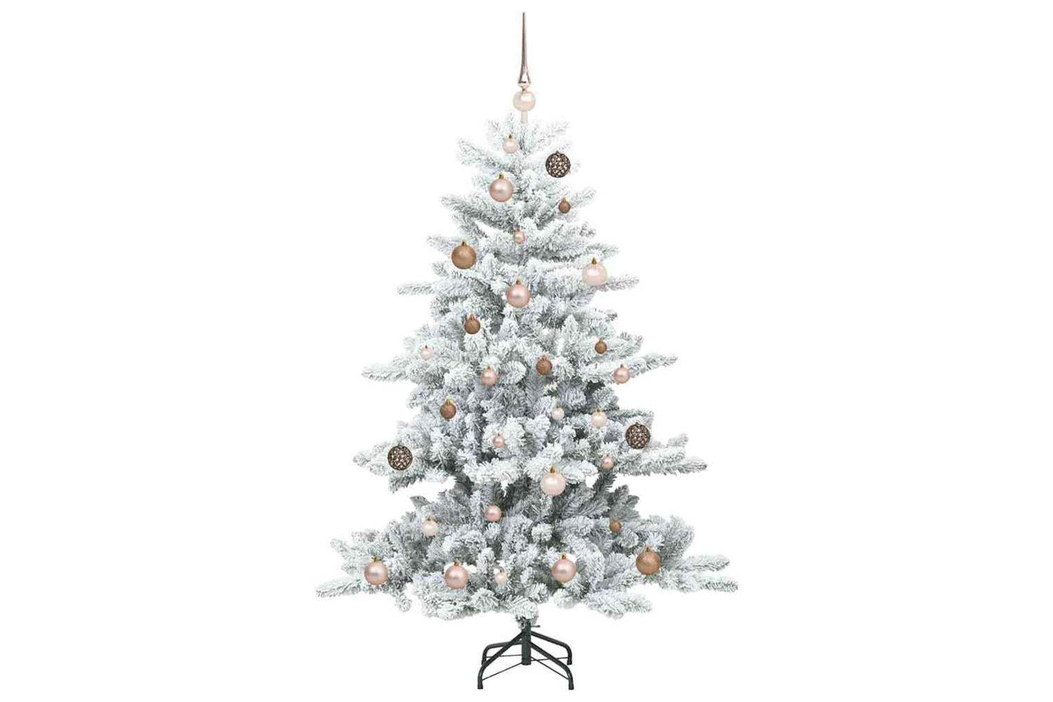Vidaxl Artificial Hinged Christmas Tree With 150 Leds 150 Cm Pvc-4