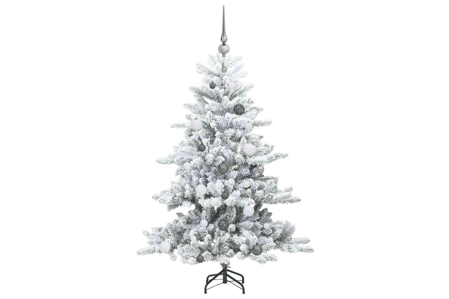 Vidaxl Artificial Hinged Christmas Tree With 150 Leds 150 Cm Pvc-5