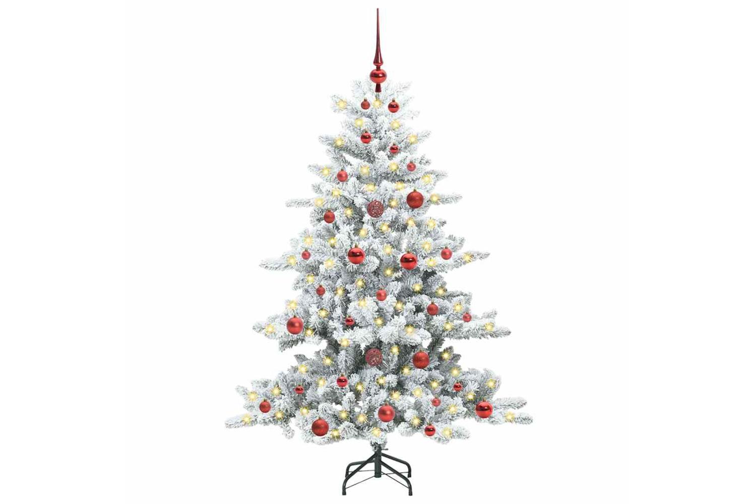 Vidaxl Artificial Hinged Christmas Tree With 150 Leds 150 Cm Pvc-3