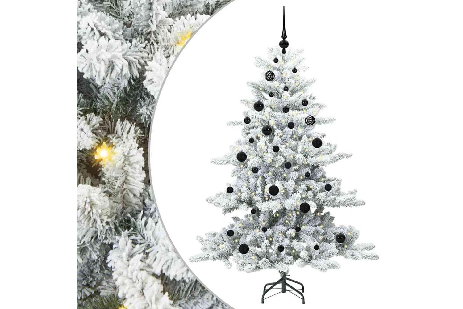Vidaxl Artificial Hinged Christmas Tree With 150 Leds 150 Cm Pvc-2