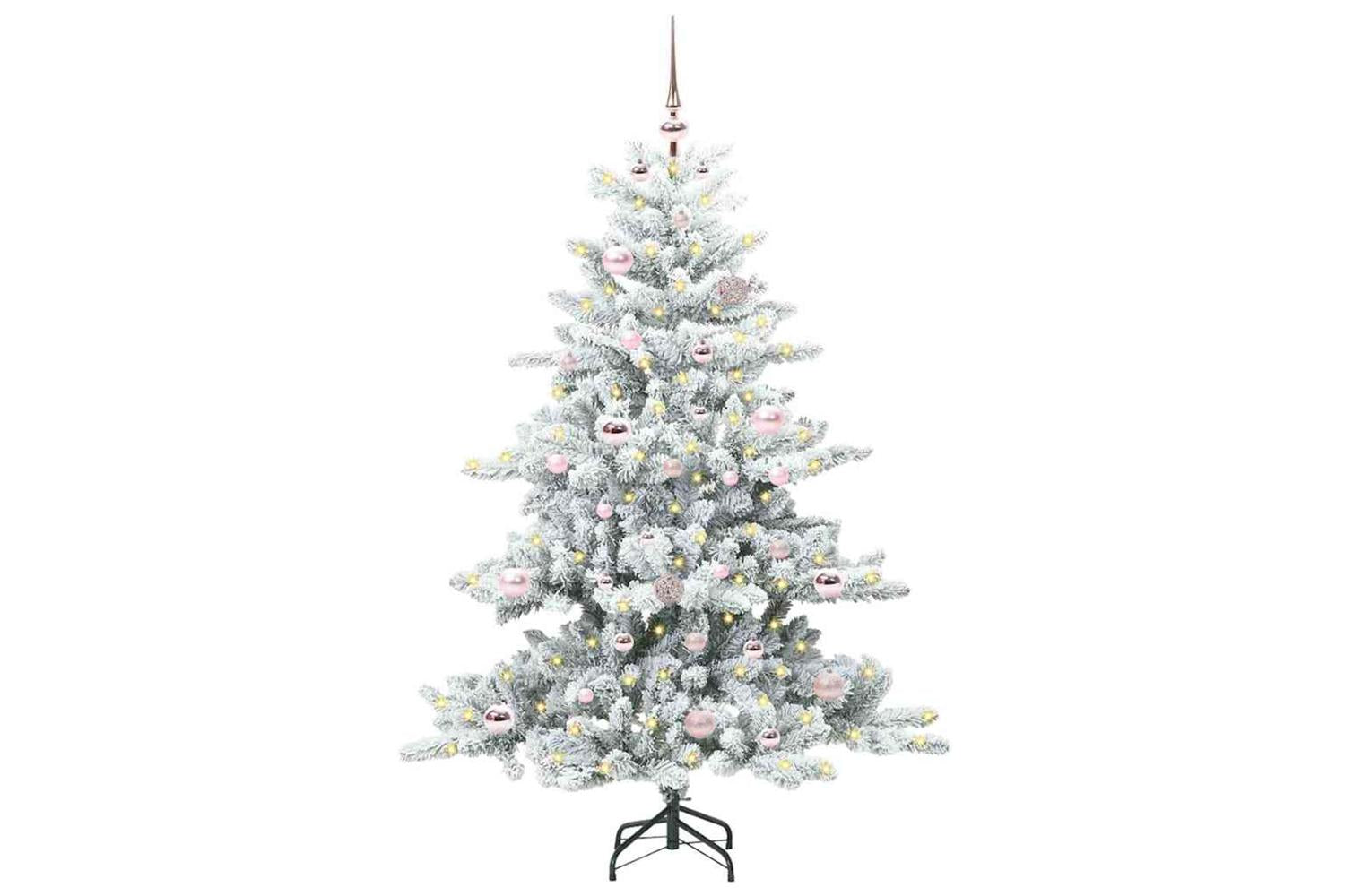 Vidaxl Artificial Hinged Christmas Tree With 150 Leds 150 Cm Pvc-2