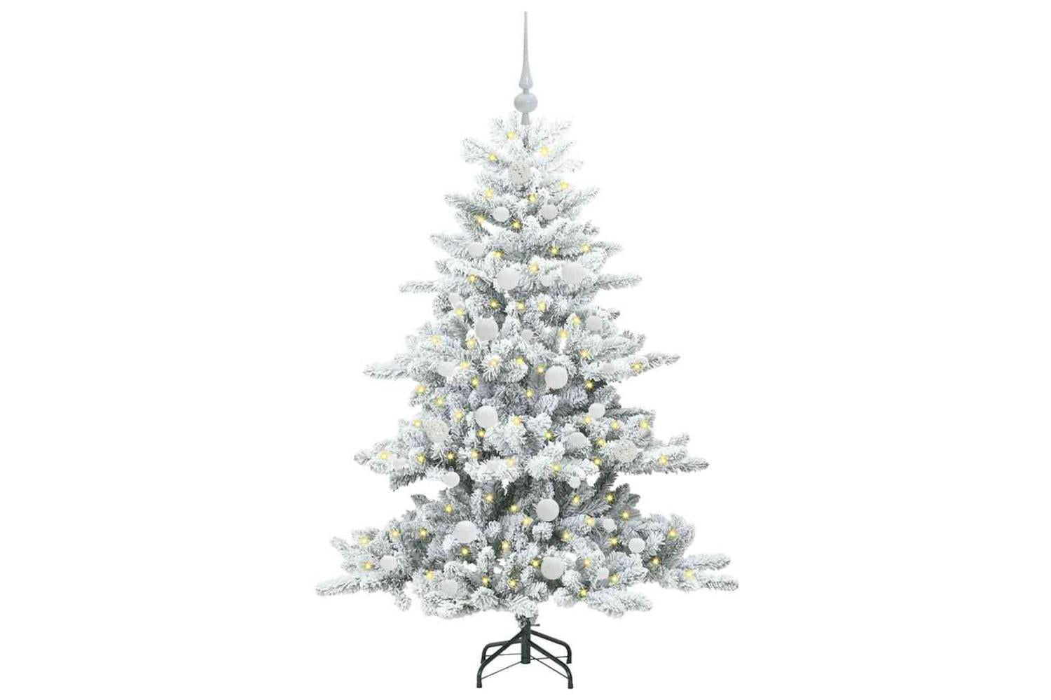 Vidaxl Artificial Hinged Christmas Tree With 150 Leds 150 Cm Pvc-3
