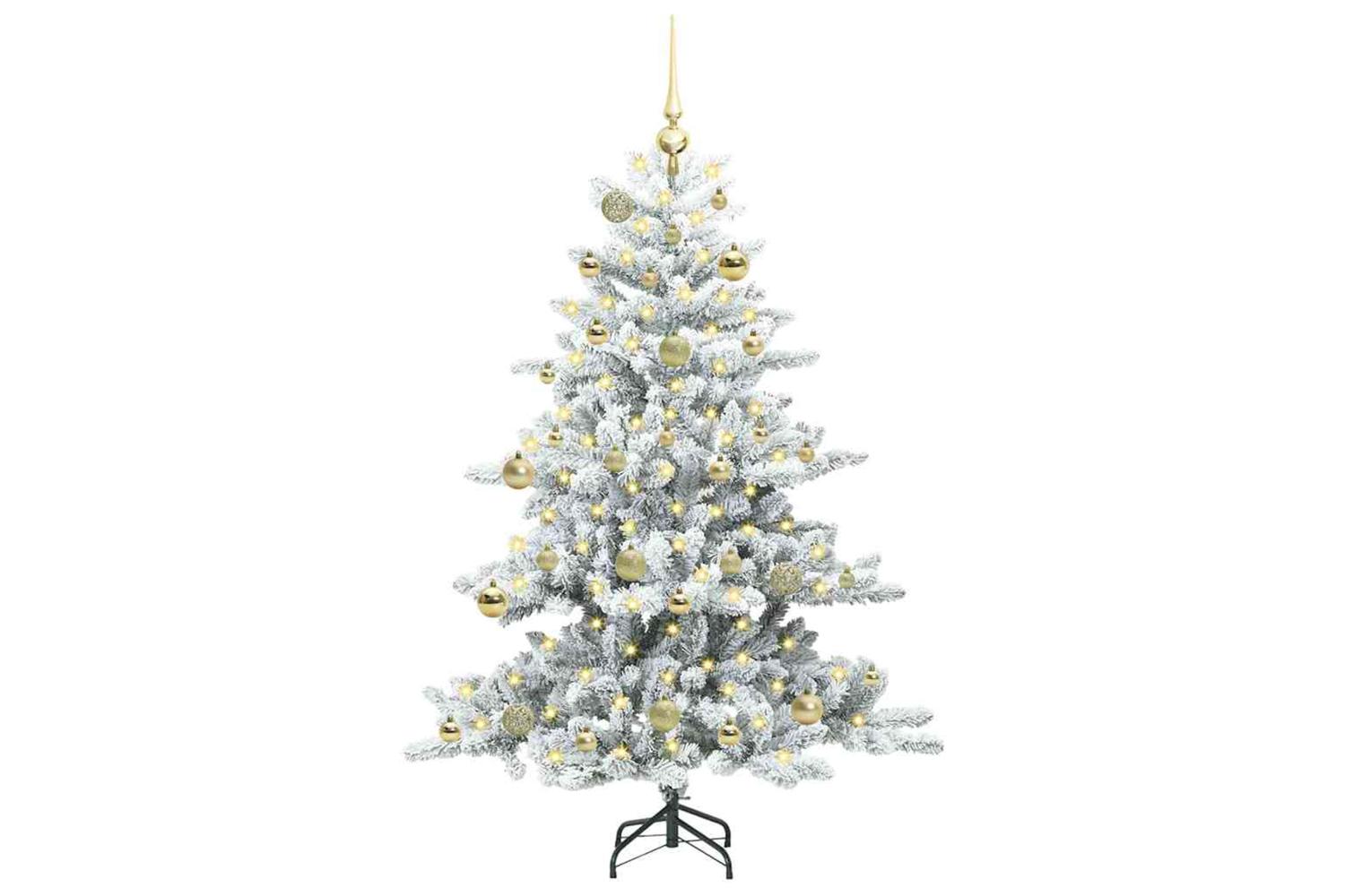 Vidaxl Artificial Hinged Christmas Tree With 150 Leds 150 Cm Pvc-3